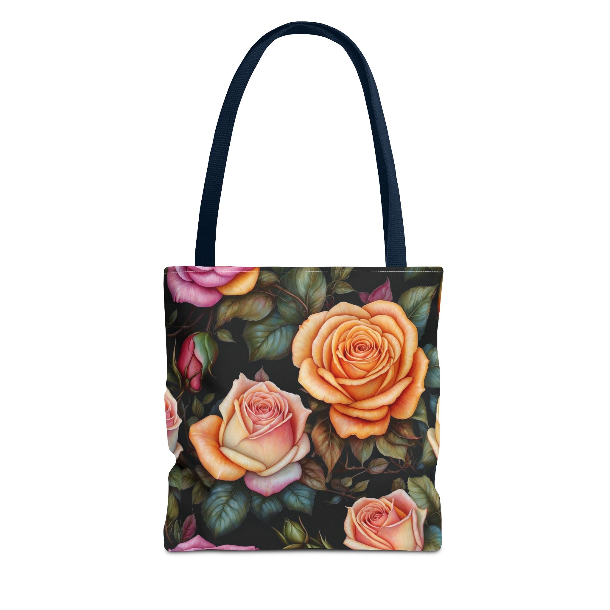 Captivating Pastel Roses Floral Designed Tote Bag Available in 3 sizes