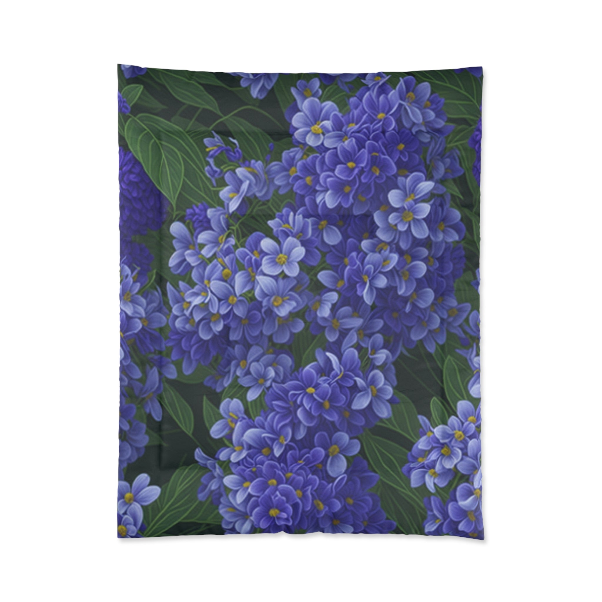 Abundant Syringa Flowers Designed Comforter Available in Multiple Sizes
