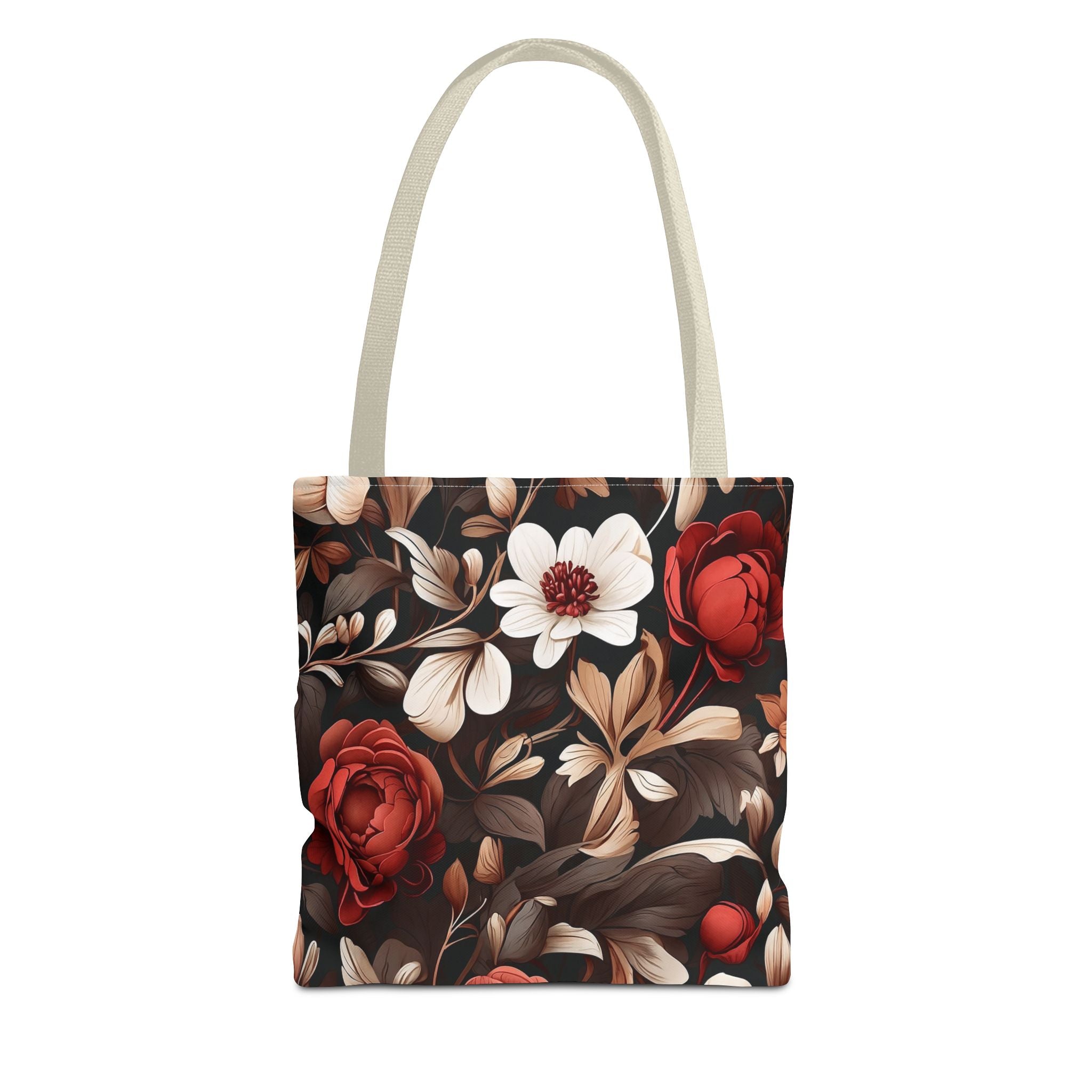 Dark and Moody Spring Flowers Tote Bag