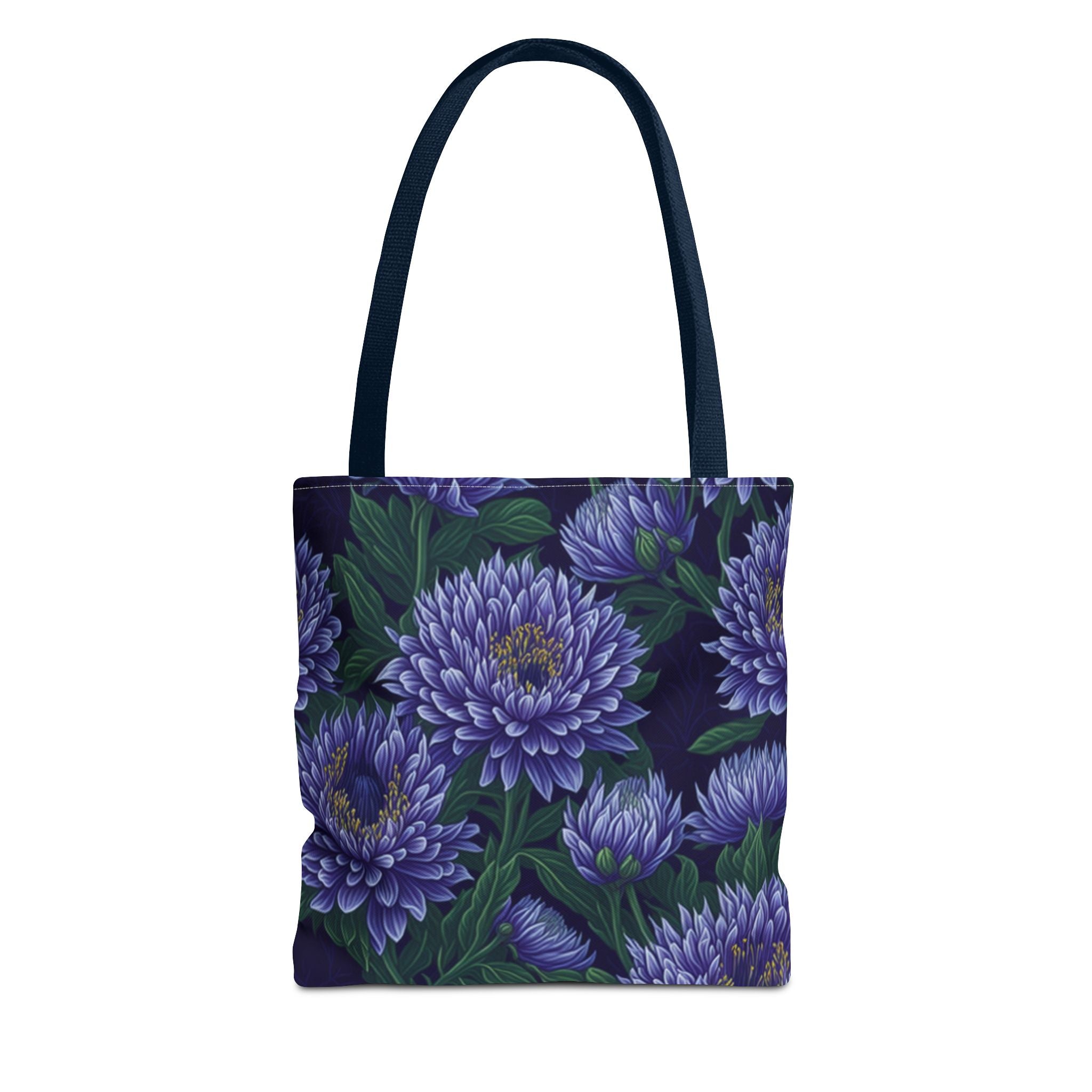 Brilliant Stokesia Floral Designed Tote Bag Available in 3 Sizes