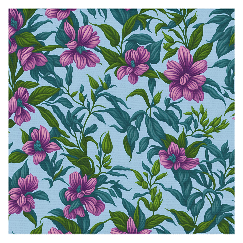 Charming Summer Stevia Flowers Designed Tablecloths 2 Available Sizes