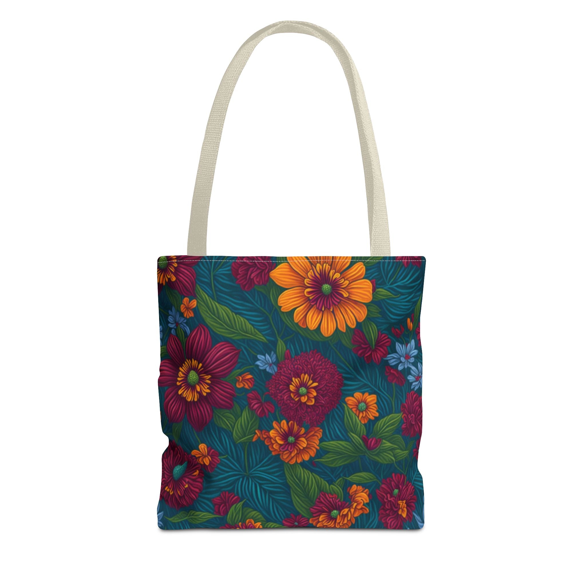 Exotic Tolmiea Flowers Designed Tote Bag 3 Sizes Available