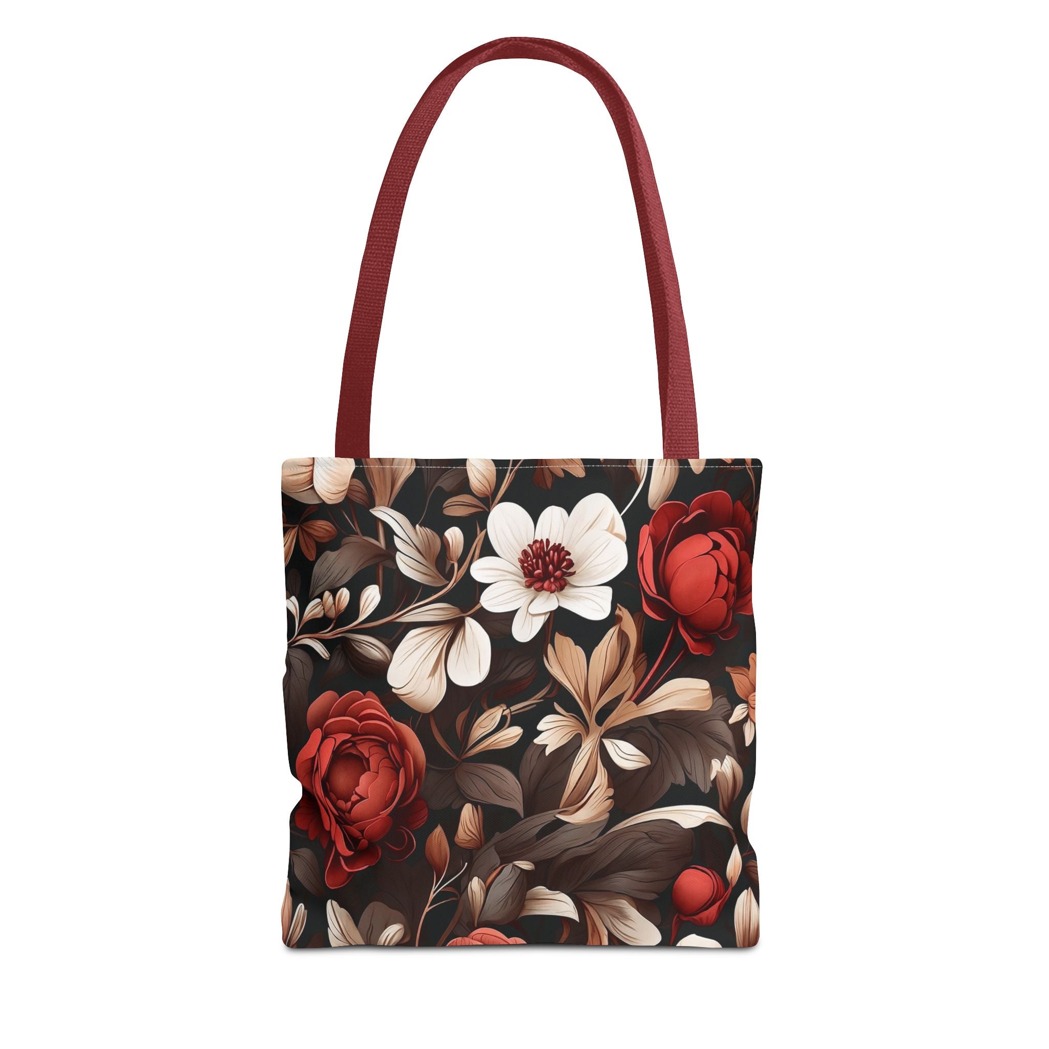 Dark and Moody Spring Flowers Tote Bag