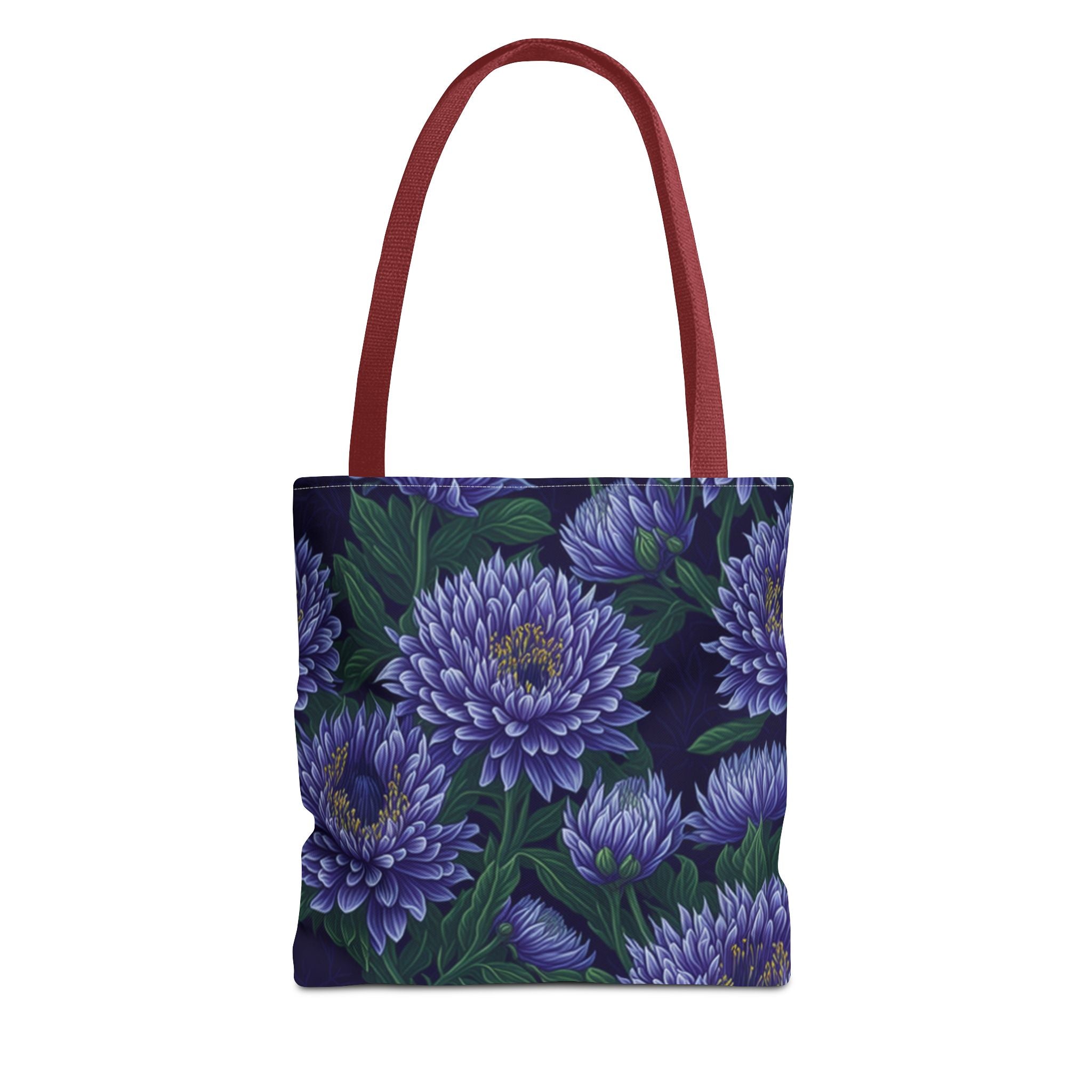 Brilliant Stokesia Floral Designed Tote Bag Available in 3 Sizes
