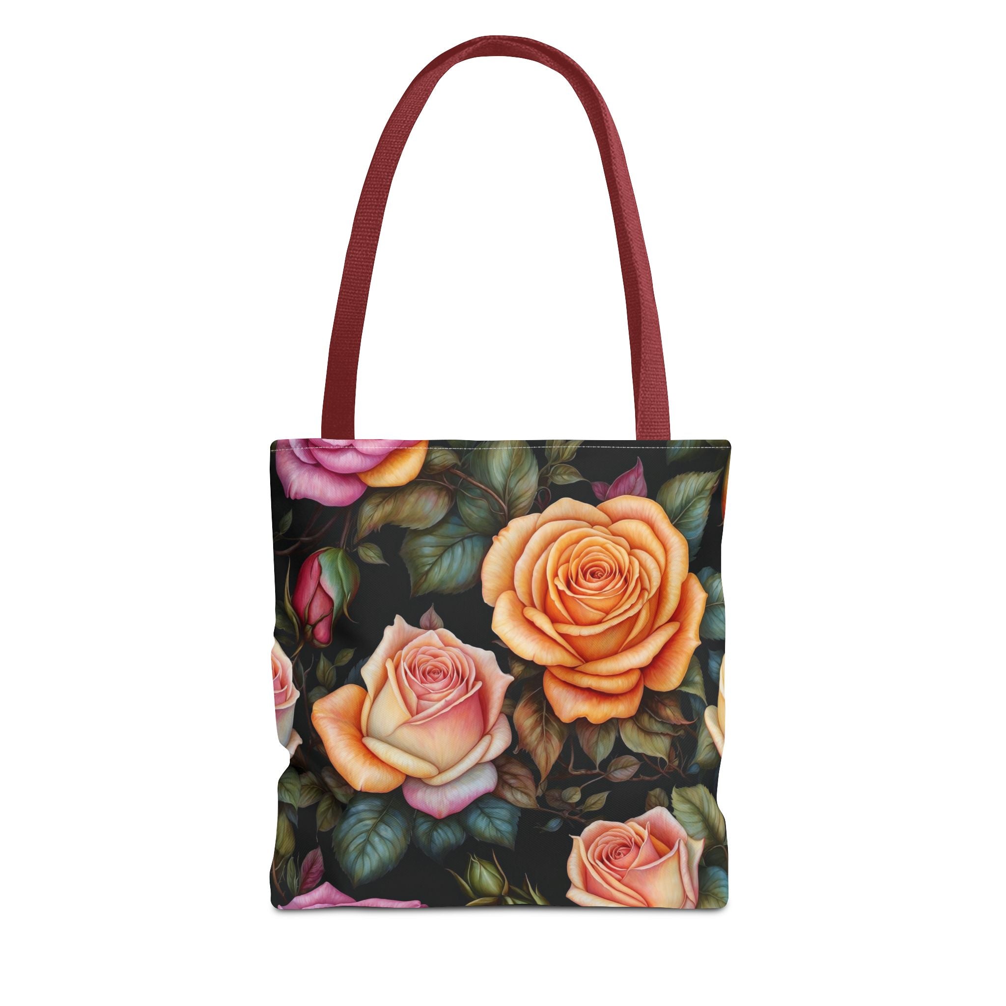 Captivating Pastel Roses Floral Designed Tote Bag Available in 3 sizes