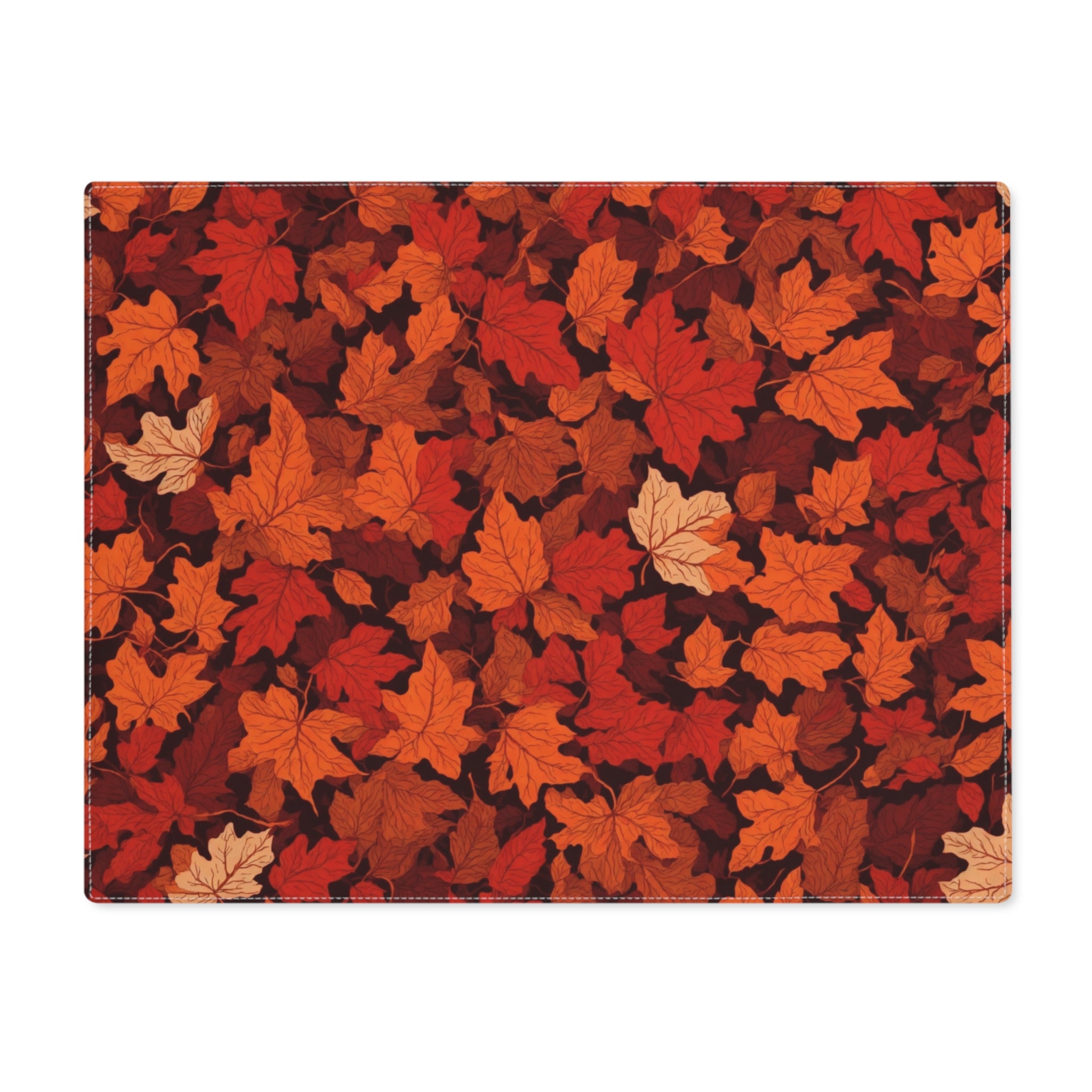 The Fresh Deep Woods Foliage Designed Placemat, 1pc
