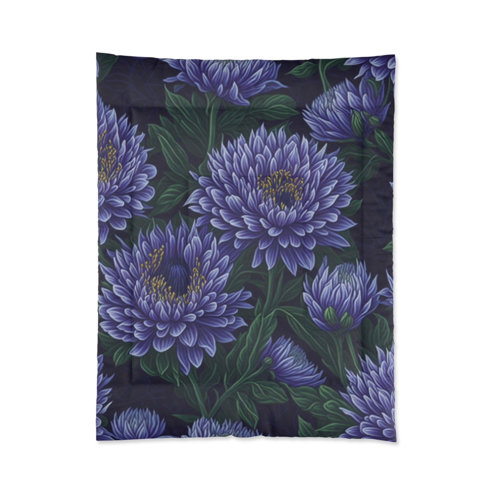 Brilliant Stokesia Floral Designed Comforter