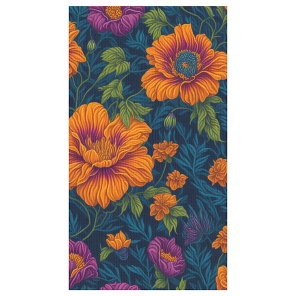 Botanical Tetraneuris Flowers Designed Tablecloths