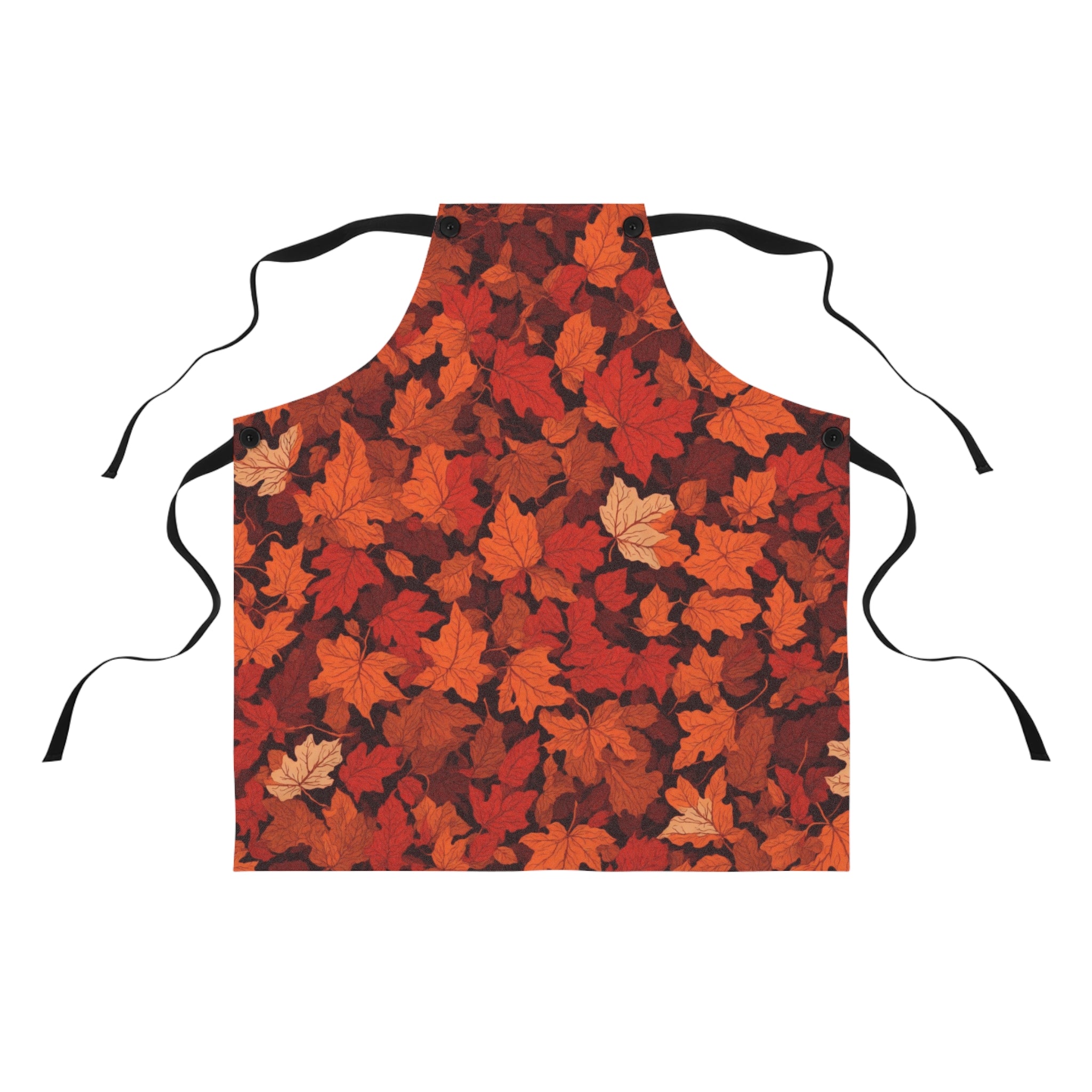 Deep Woods Foliage Apron Autumn Decor Holiday Kitchen Design Thanksgiving Gift, House Warming
