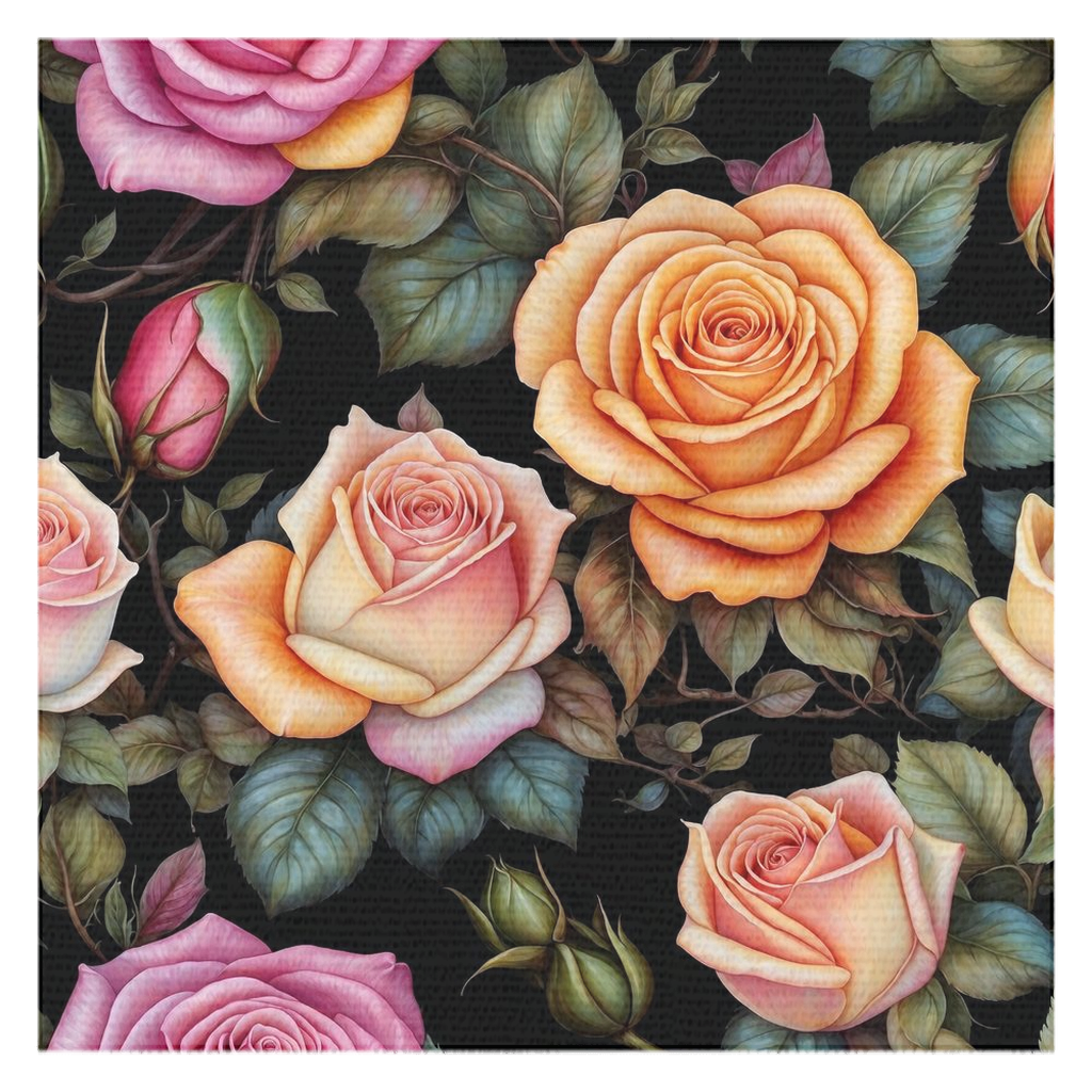 Captivating Pastel Floral Rose Designed Tablecloths