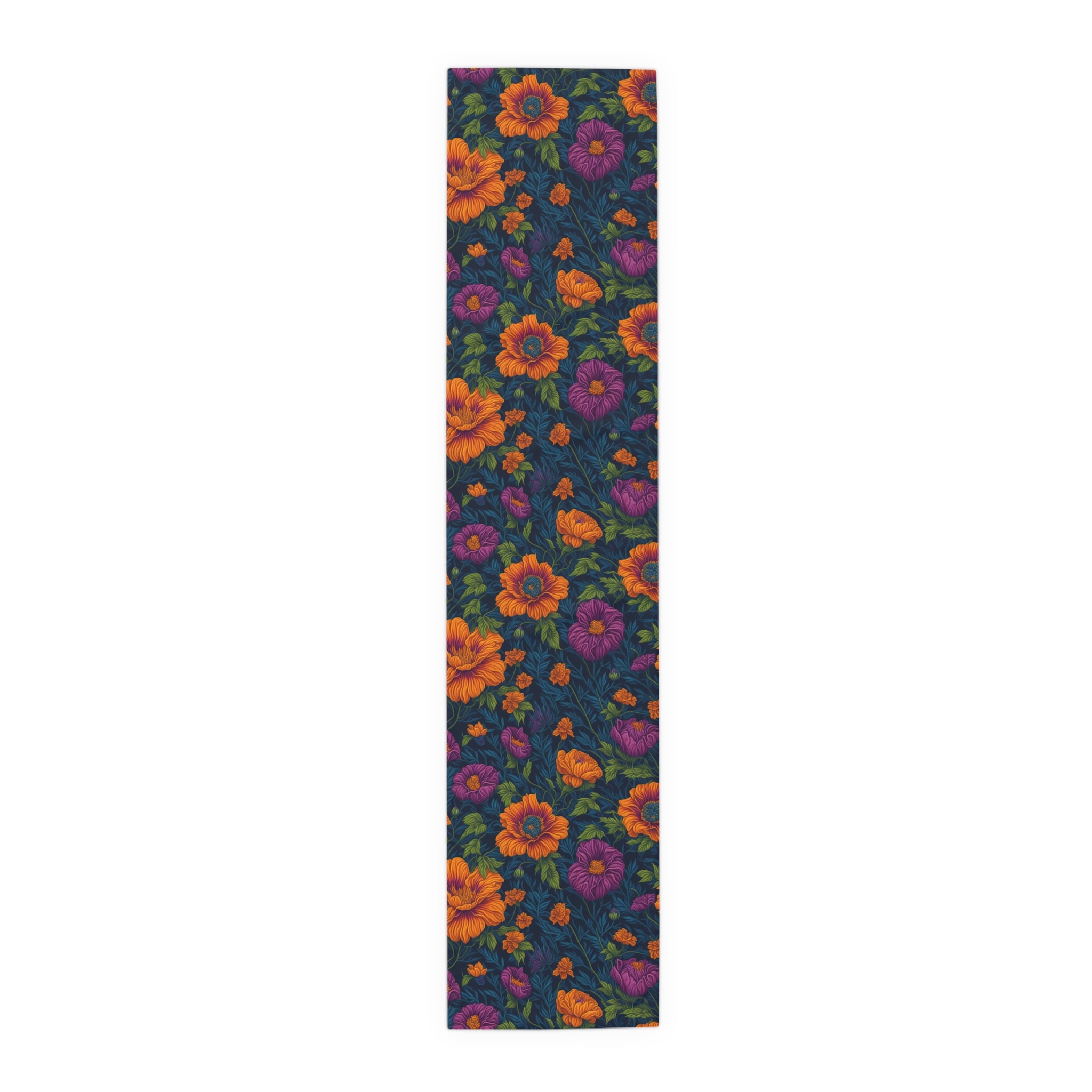 Botanical Tetraneuris Flowers Designed Table Runner (Cotton, Poly) Available in 2 Sizes