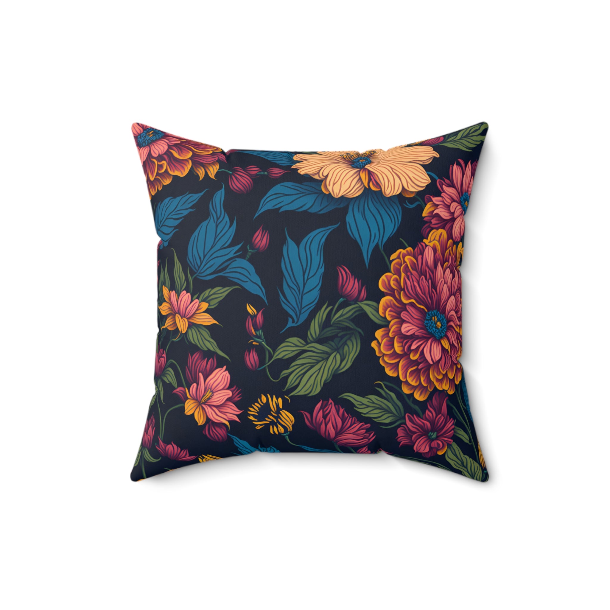 Luxurious Zizia Flowers Designed Throw Pillow with Insert