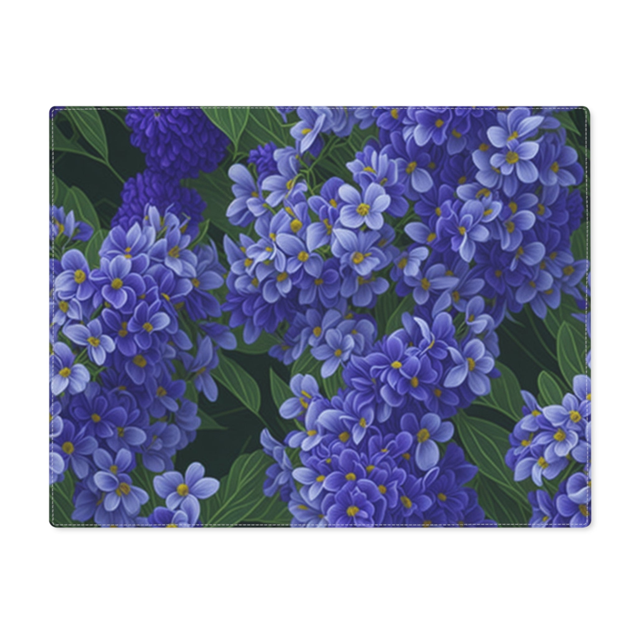 Abundant Syringa Flowers Designed Placemat, 1pc