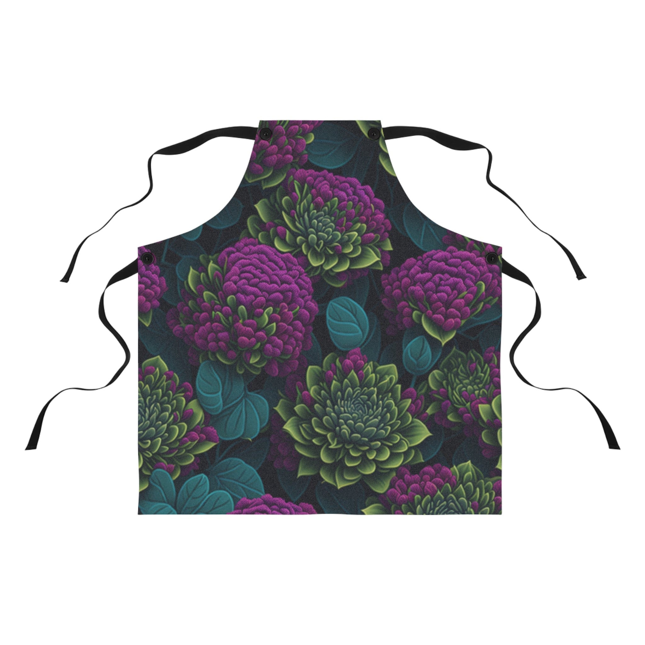 Alluring Sedum Flowers Designed Apron