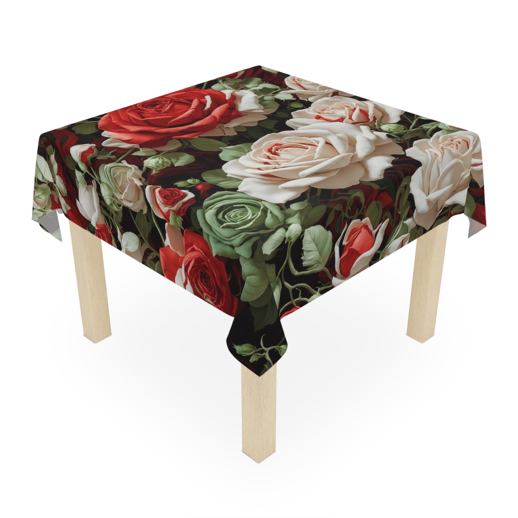 Cold Bunches of Roses 55" x 55" Tablecloth