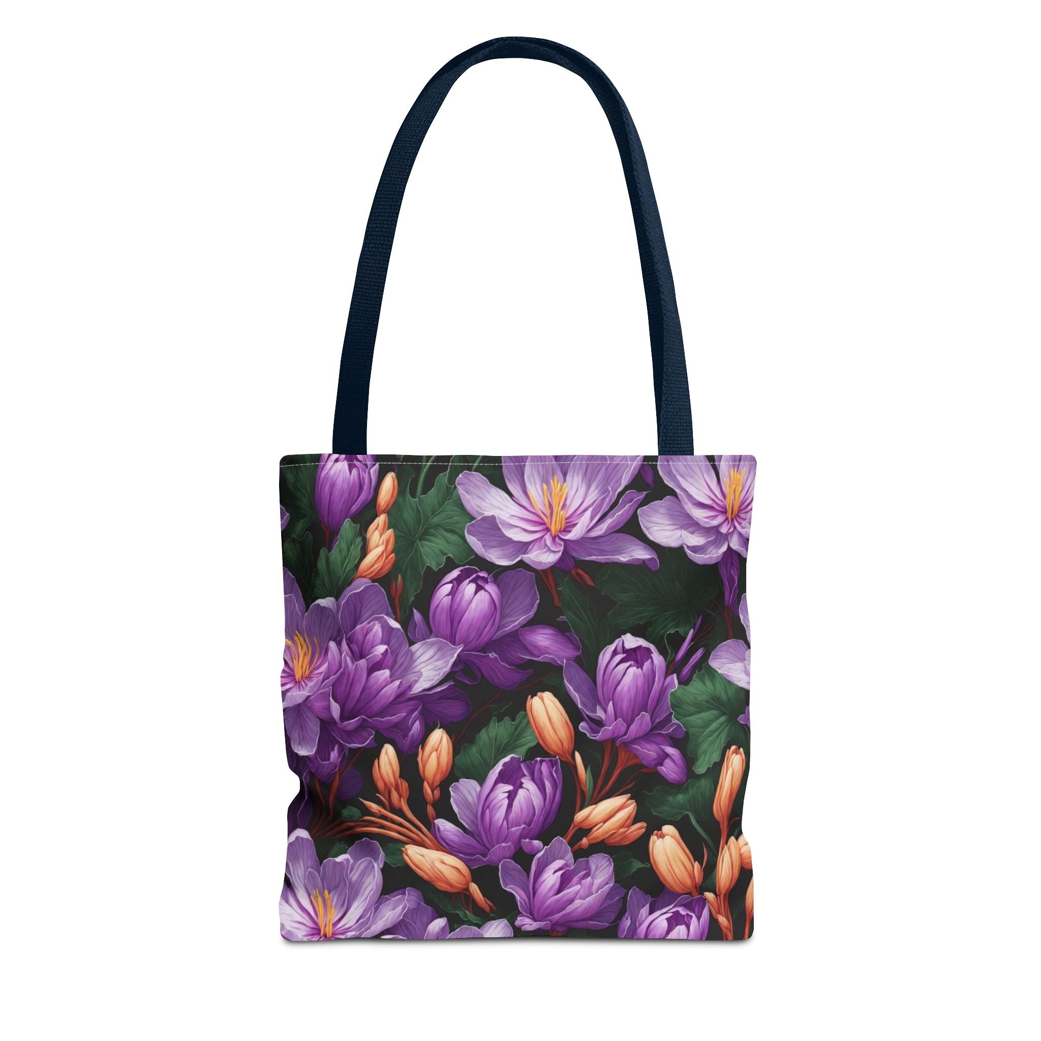 Lavish Colchicum Flowers Designed Tote Bag Available in 3 Sizes