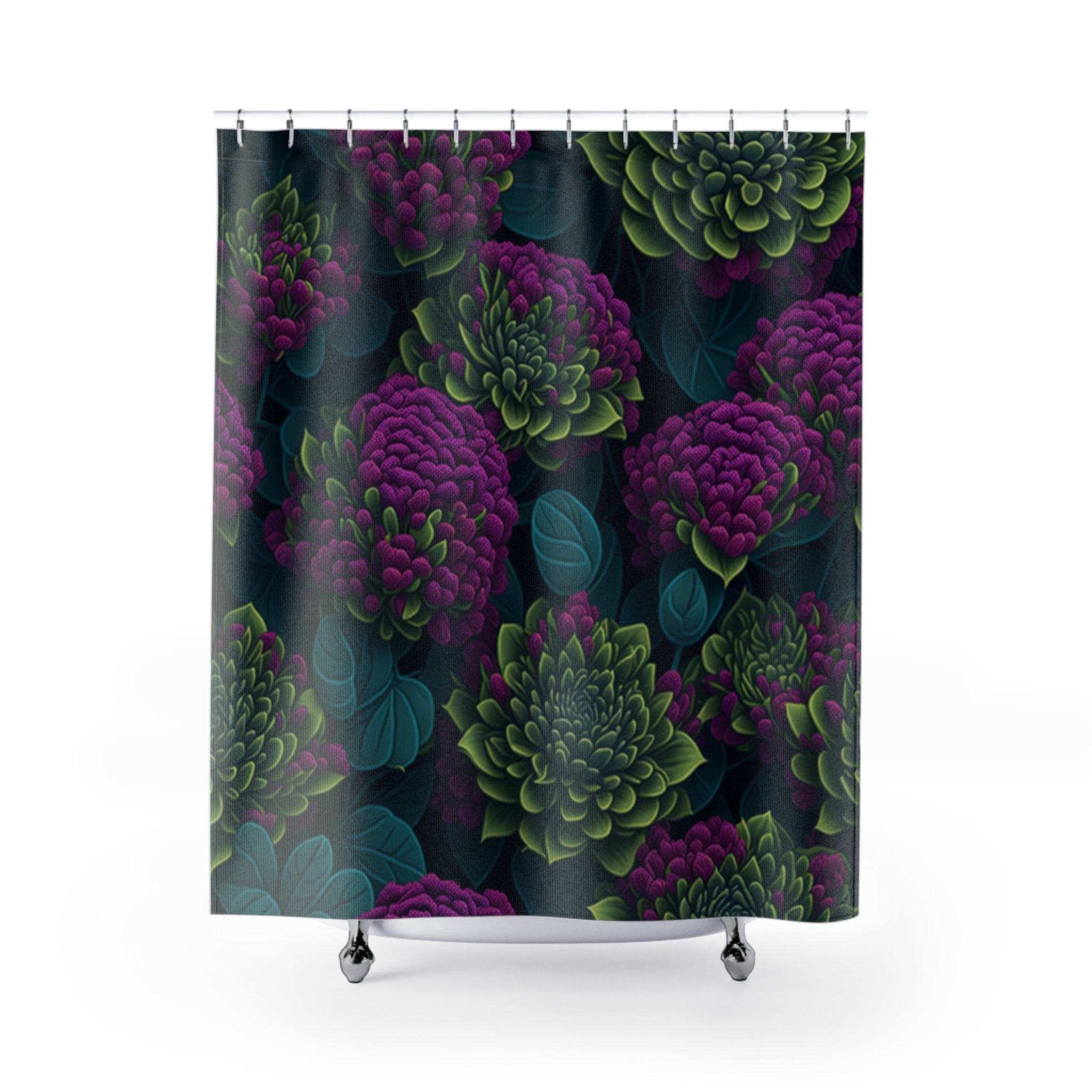 Alluring Sedum Flowers Designed Shower Curtain