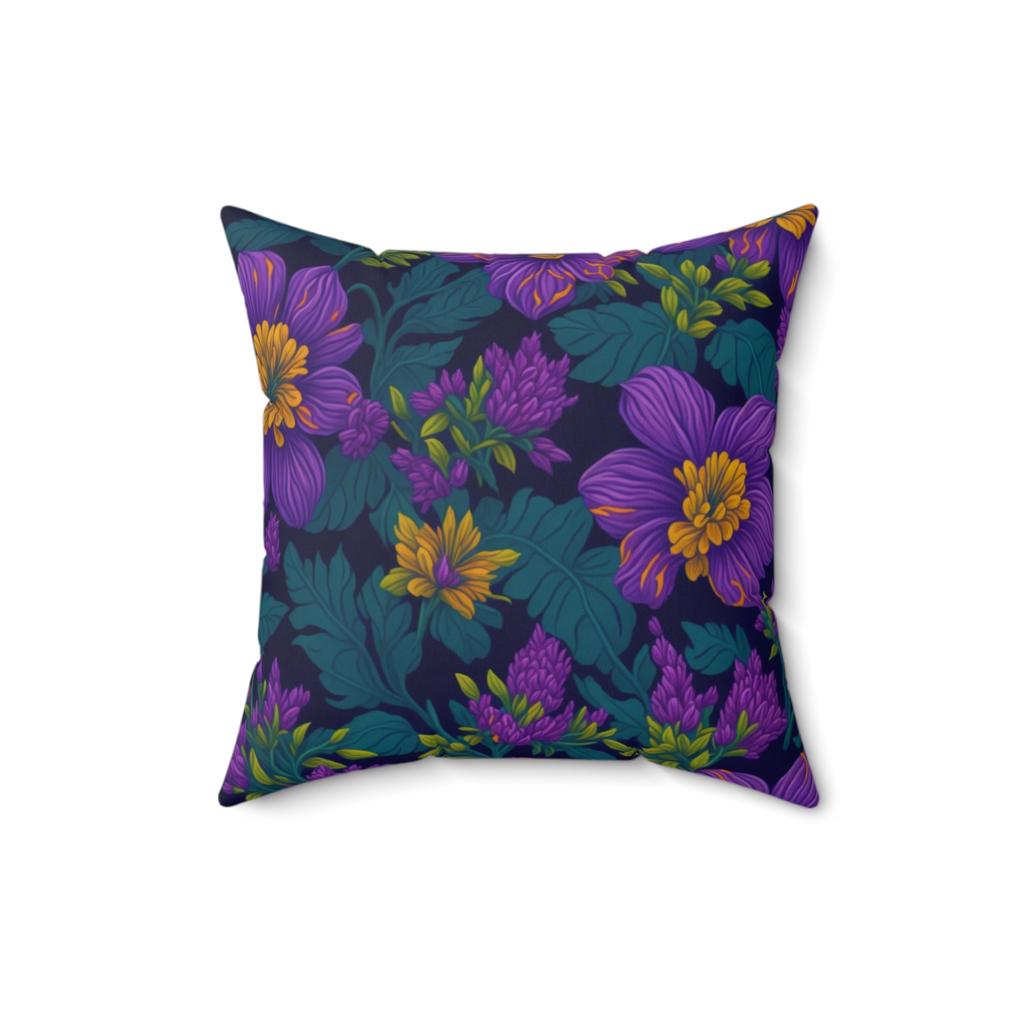 Pastel-Hued Statice Flowers Designed Indoor Throw Pillows - Floral Elegance in Multiple Sizes - with Insert