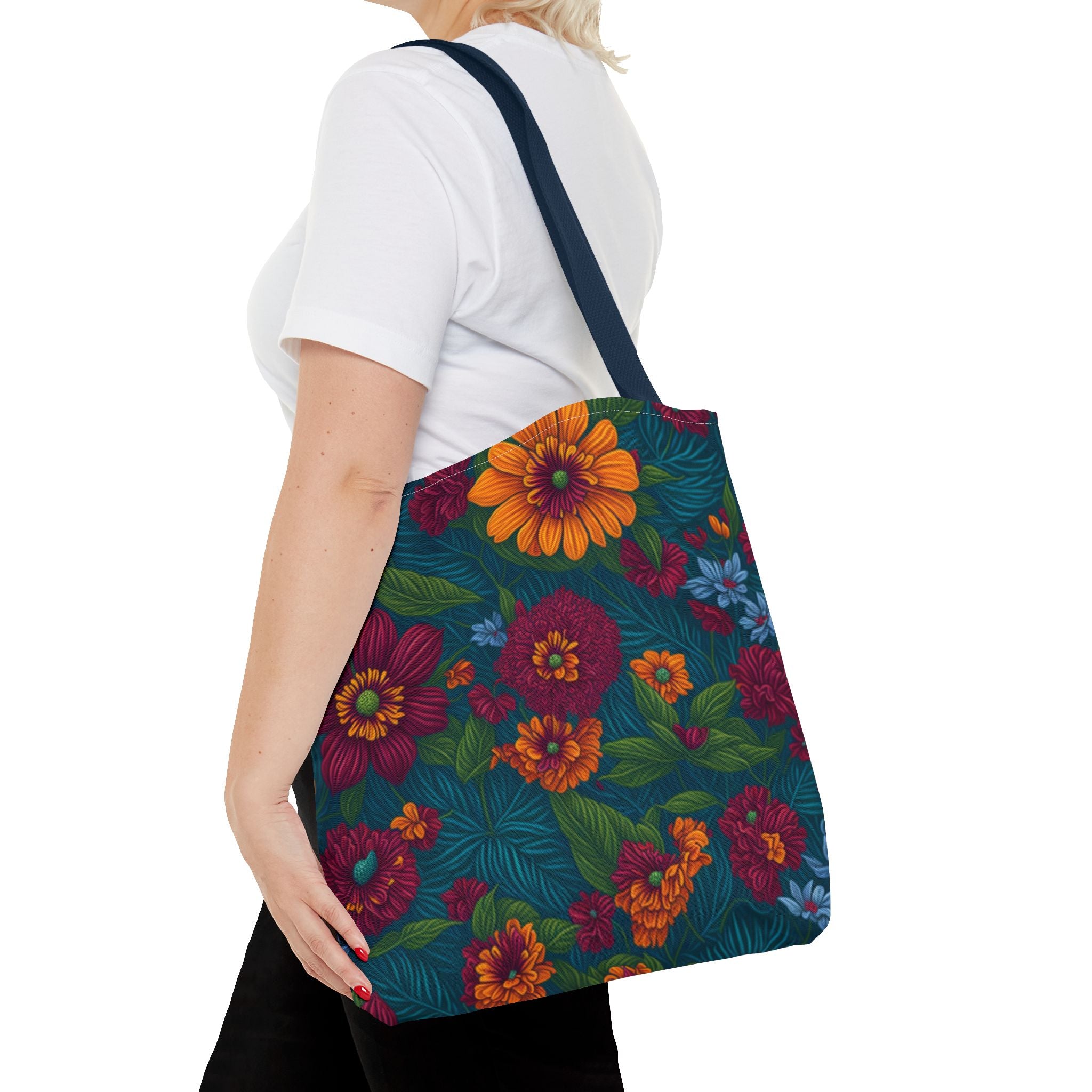 Exotic Tolmiea Flowers Designed Tote Bag 3 Sizes Available