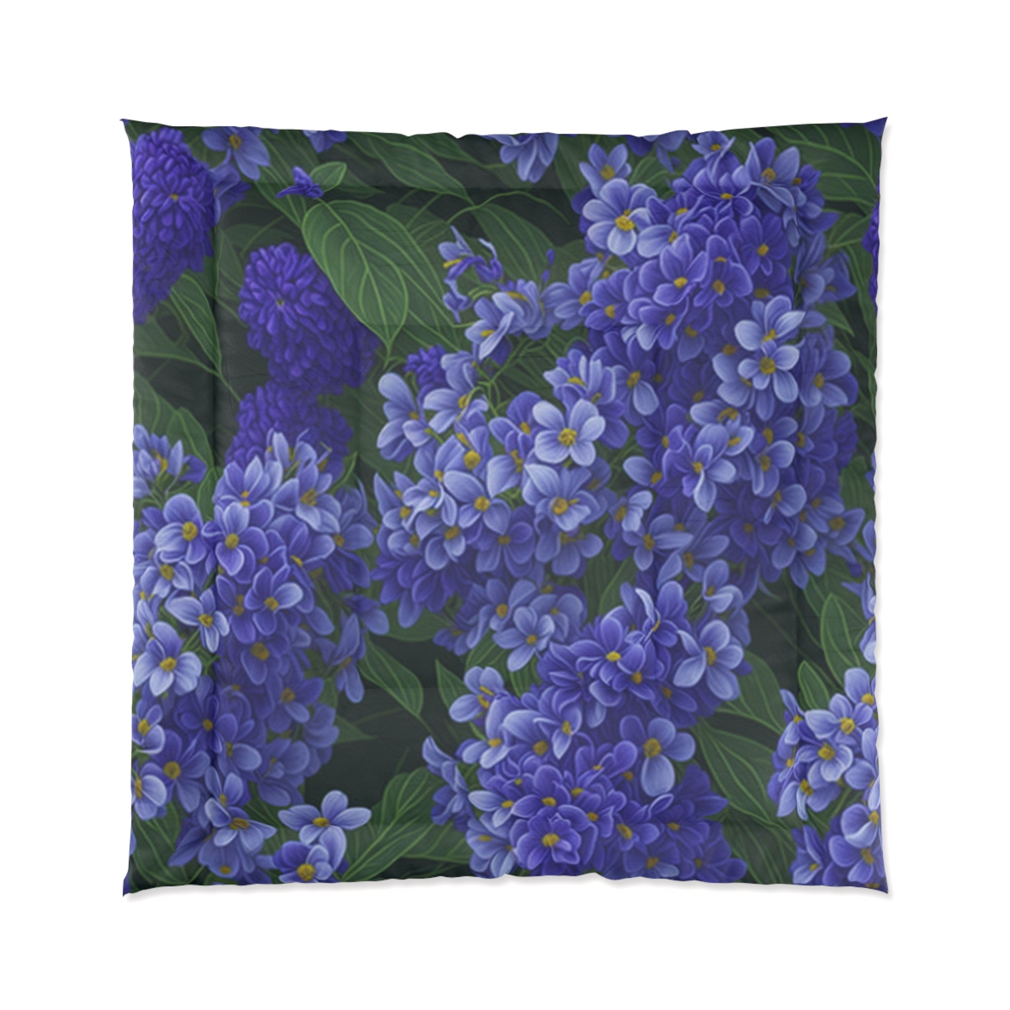 Abundant Syringa Flowers Designed Comforter Available in Multiple Sizes