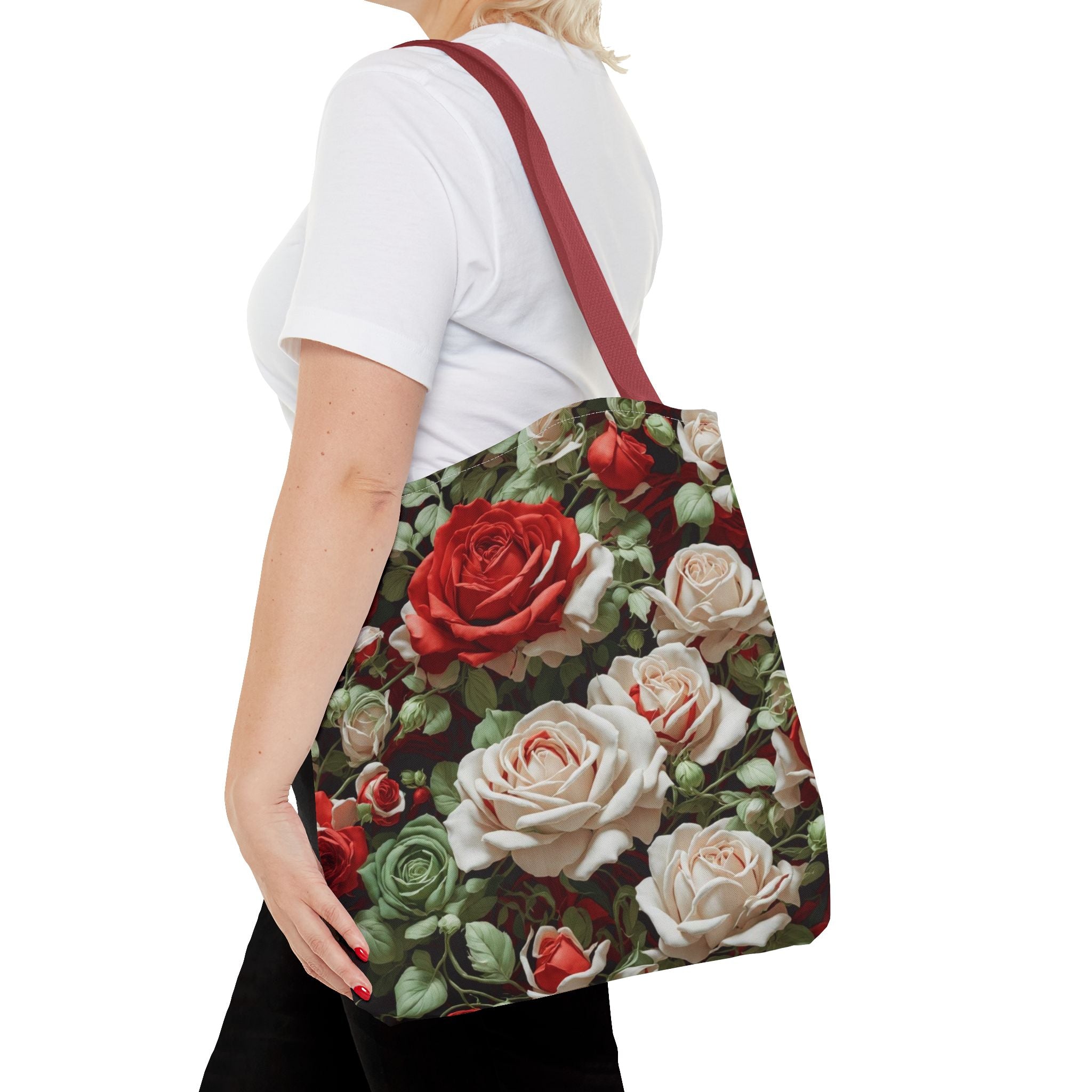 Cold Bunches of Roses Designed Tote Bag Available in 3 sizes