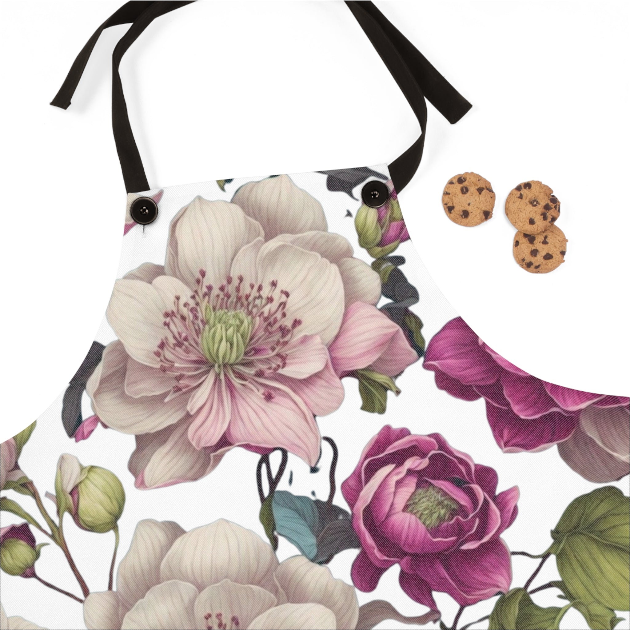 Helleborus Flowers Design Apron (AOP)