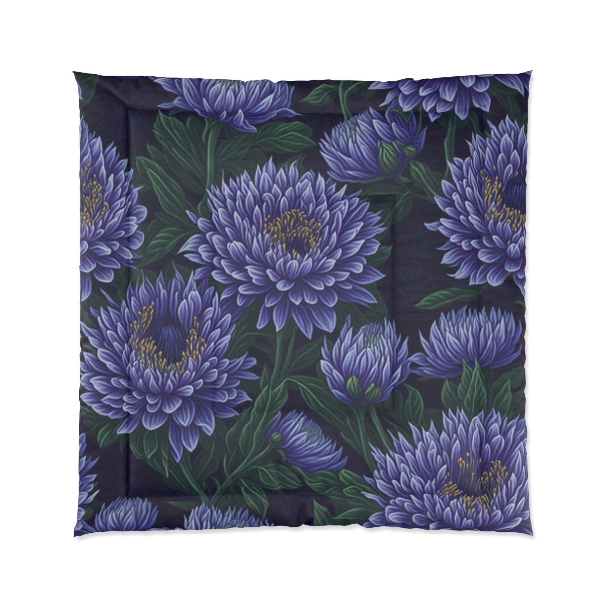 Brilliant Stokesia Floral Designed Comforter