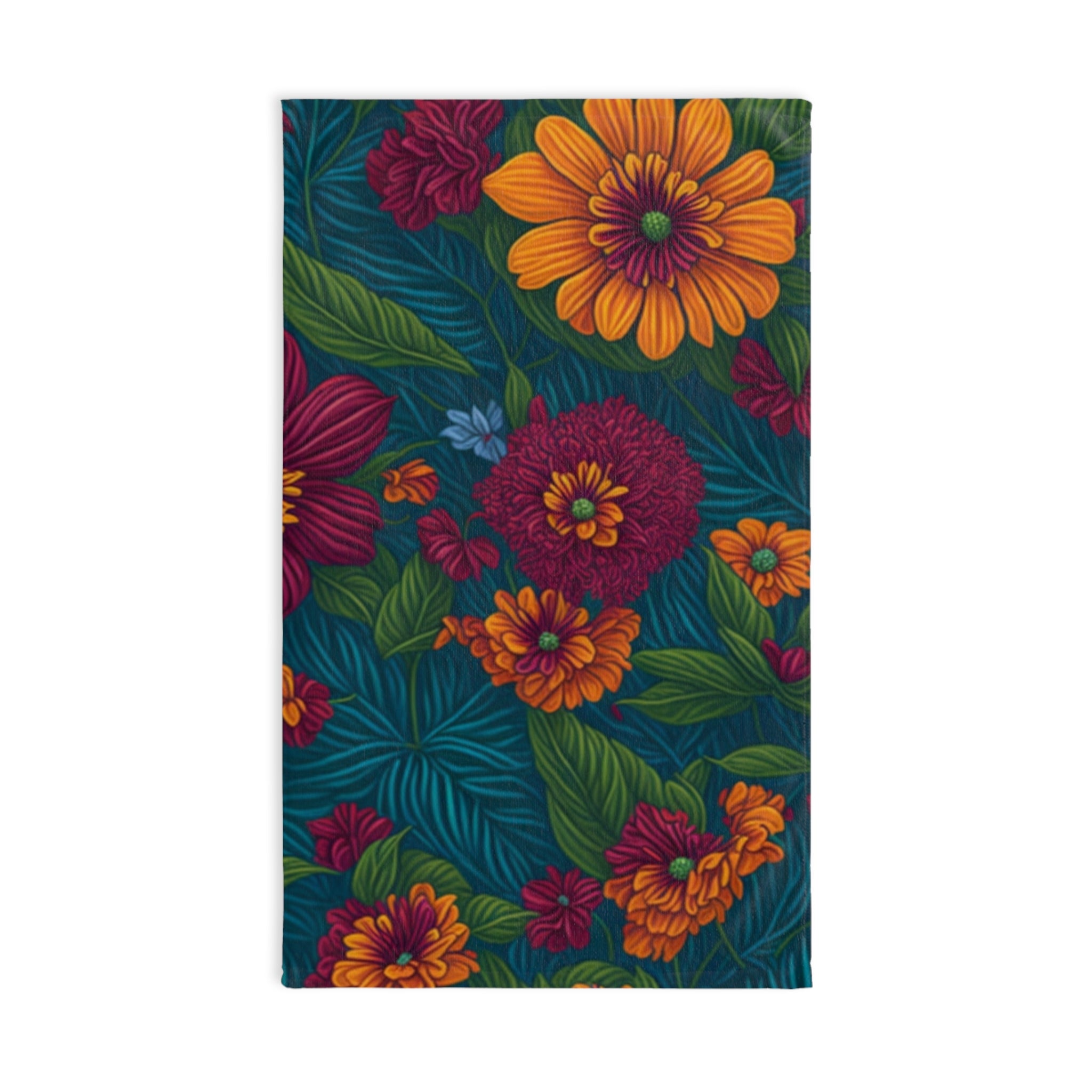 Exotic Tolmiea Flowers Designed Hand Towel