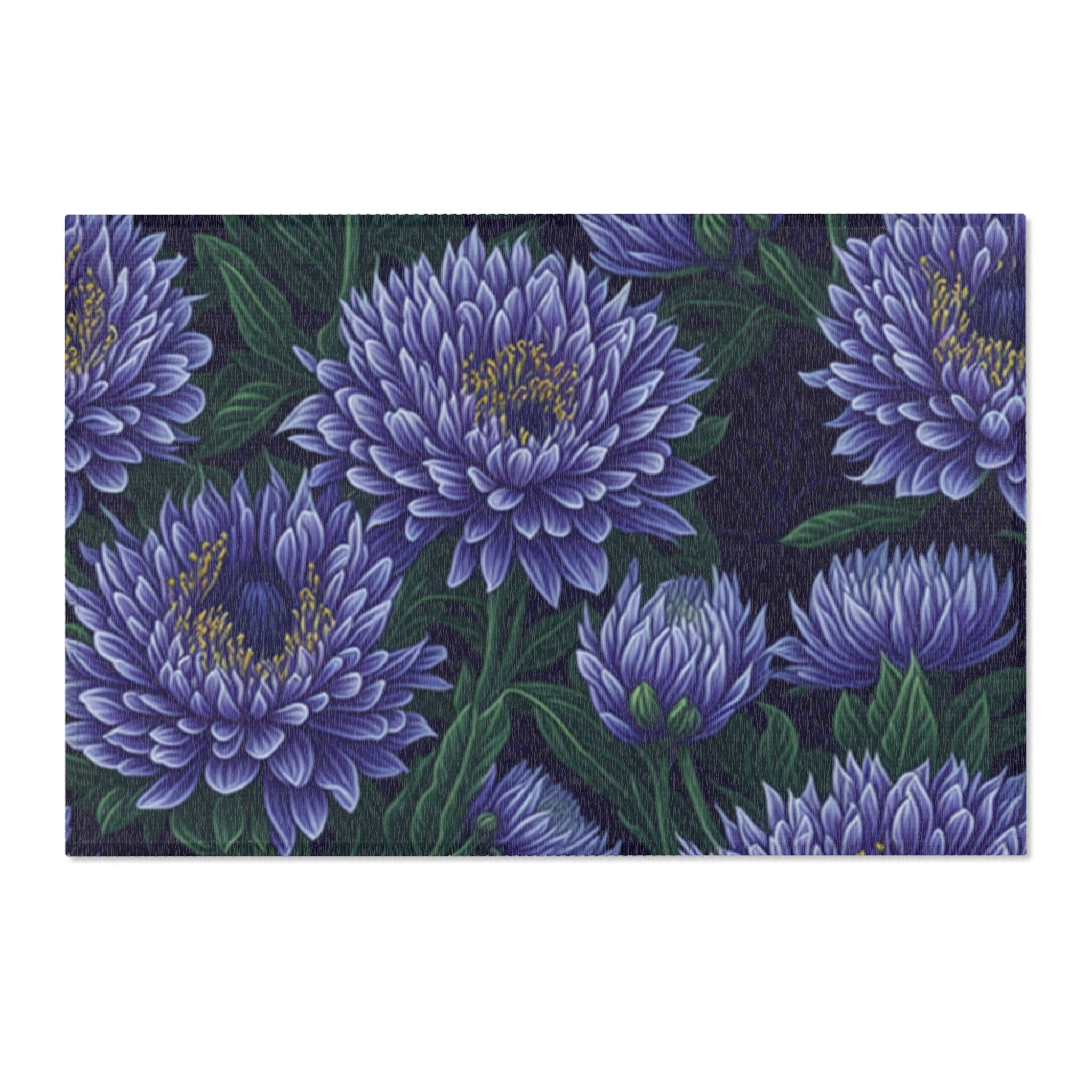 Brilliant Stokesia Floral Designed Area Rugs Available in 3 Sizes