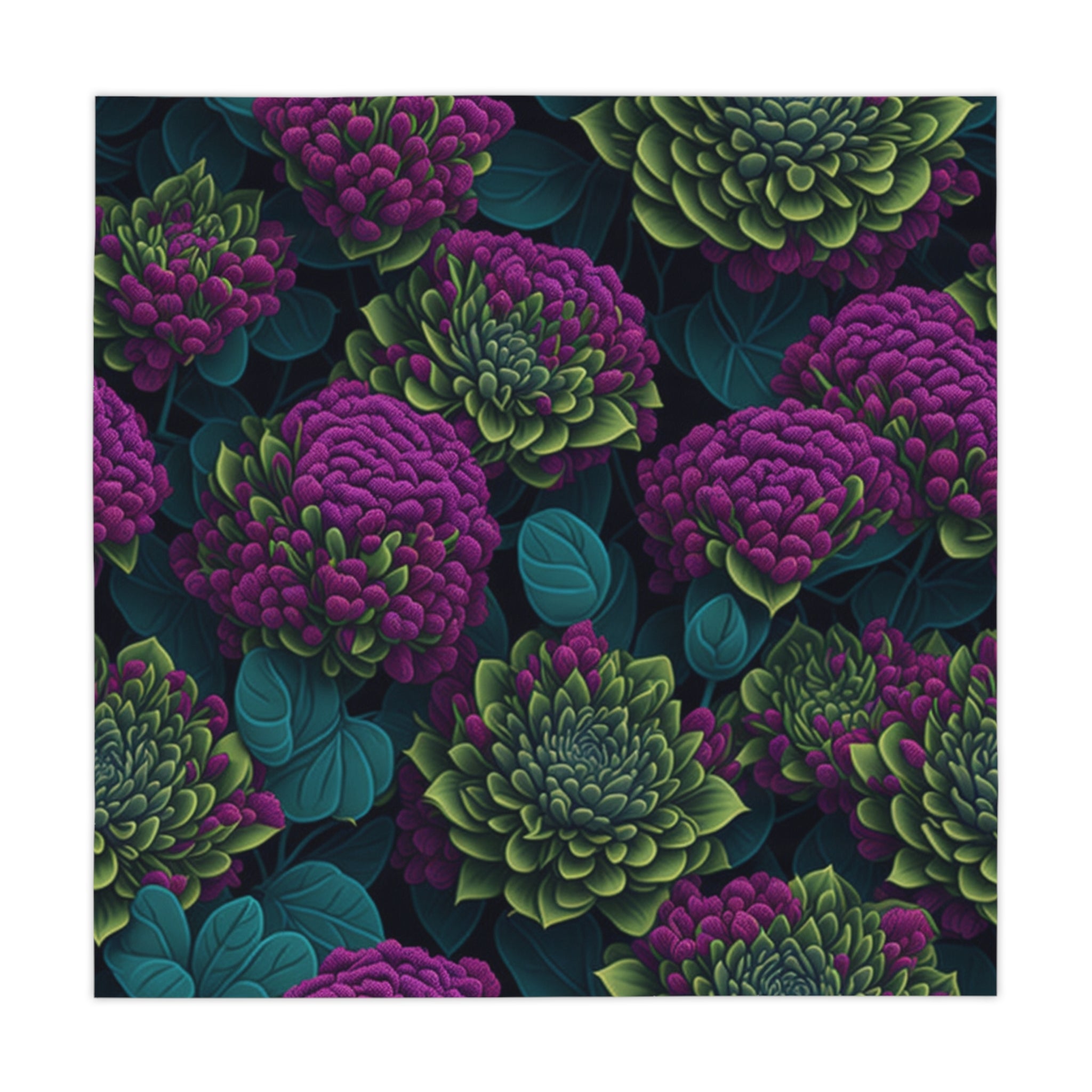 Alluring Sedum Flowers Designed 55" x 55" Tablecloth