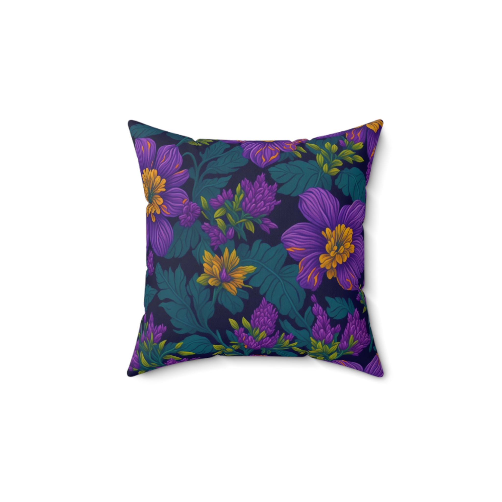 Pastel-Hued Statice Flowers Designed Indoor Throw Pillows - Floral Elegance in Multiple Sizes - with Insert