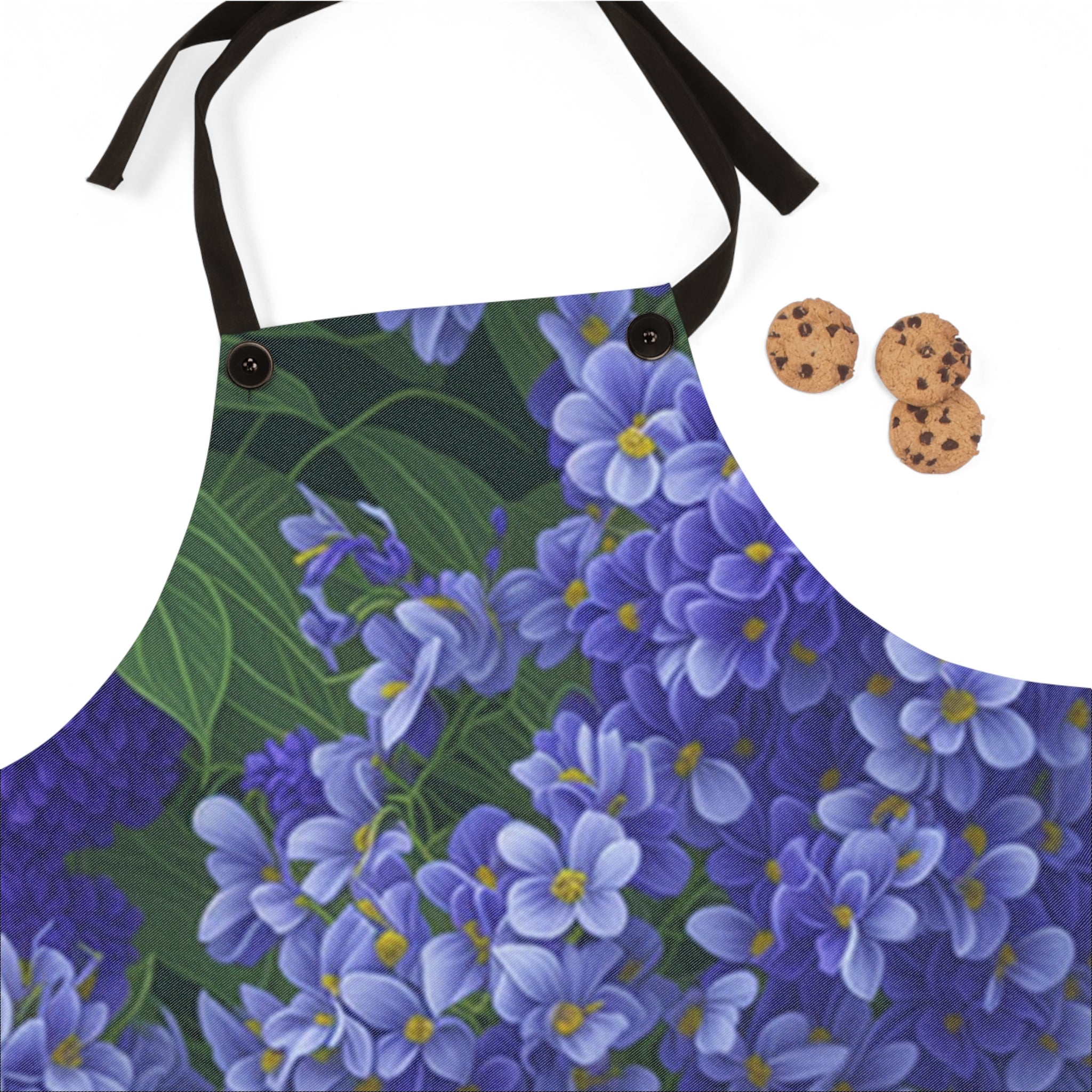 Abundant Syringa Flowers Designed Apron