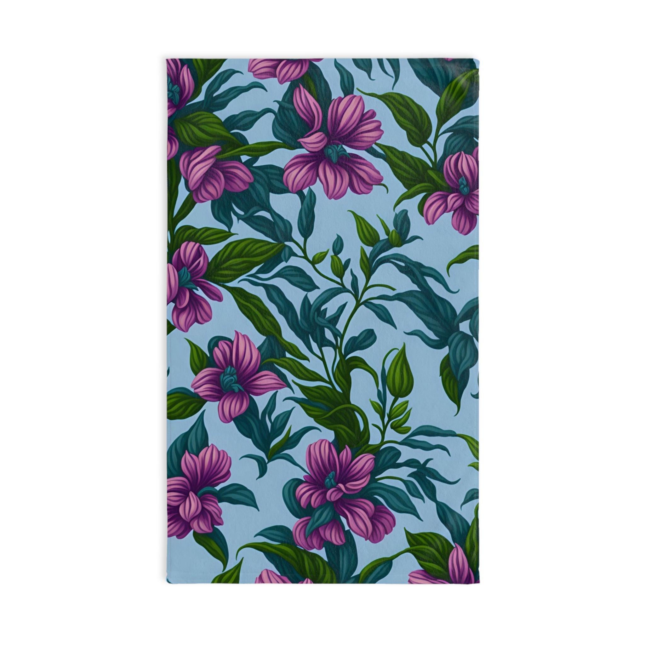 Charming Summer Stevia Flowers Designed Hand Towel