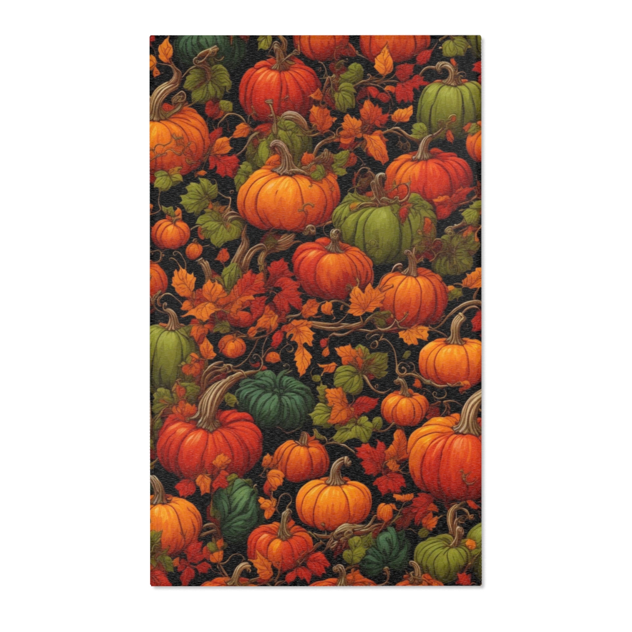 The Pumpkin Patch Designed Area Rugs Multiple Sizes Available