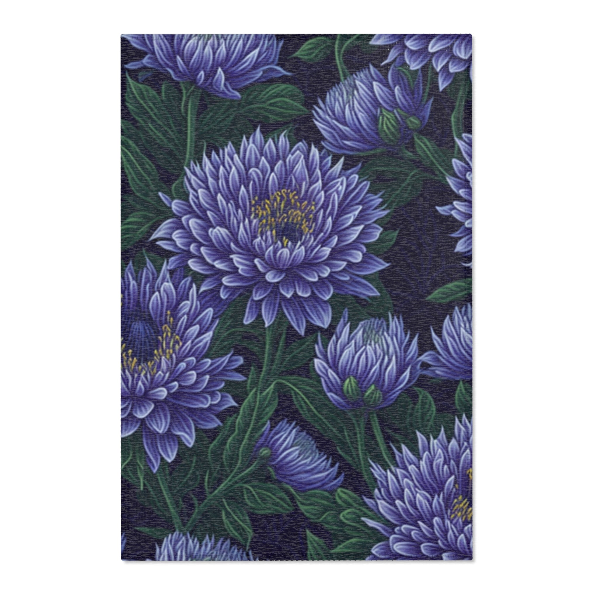 Brilliant Stokesia Floral Designed Area Rugs Available in 3 Sizes